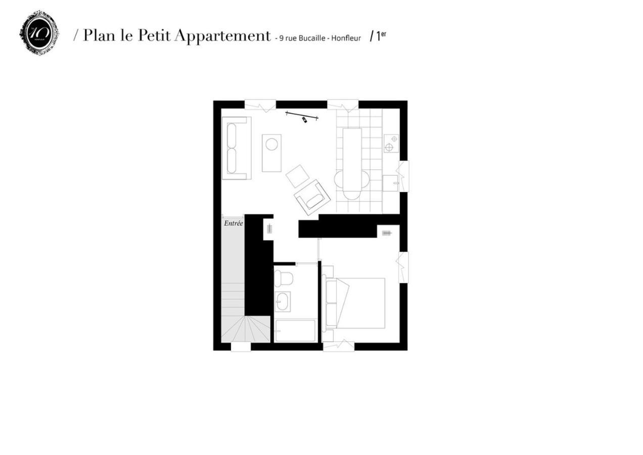 La Petite Adresse Du 10Honfleur Apartment Exterior foto
